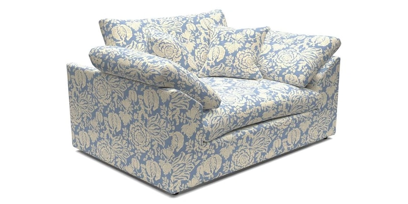 Big Softie Sloped Arm Snuggler in Two Tone Plain Biscuit