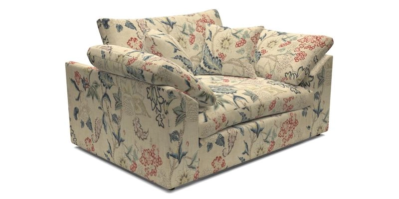 Big Softie Sloped Arm Snuggler in Two Tone Plain Biscuit