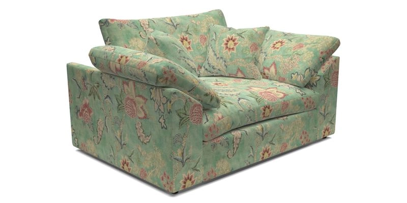 Big Softie Sloped Arm Snuggler in Two Tone Plain Biscuit