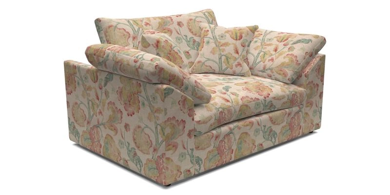 Big Softie Sloped Arm Snuggler in Two Tone Plain Biscuit