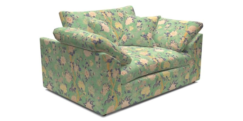 Big Softie Sloped Arm Snuggler in Two Tone Plain Biscuit