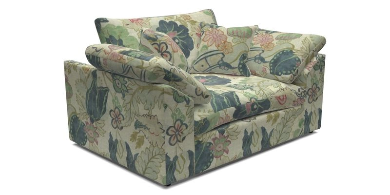 Big Softie Sloped Arm Snuggler in Two Tone Plain Biscuit