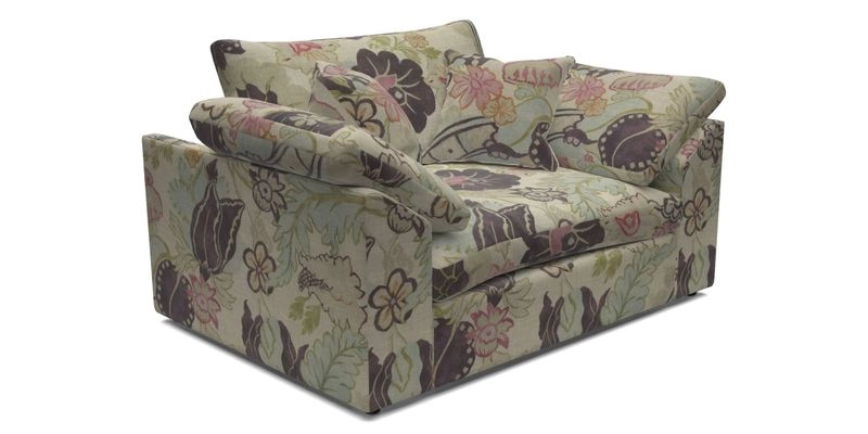 Big Softie Sloped Arm Snuggler in Two Tone Plain Biscuit