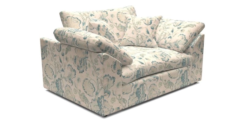 Big Softie Sloped Arm Snuggler in Two Tone Plain Biscuit