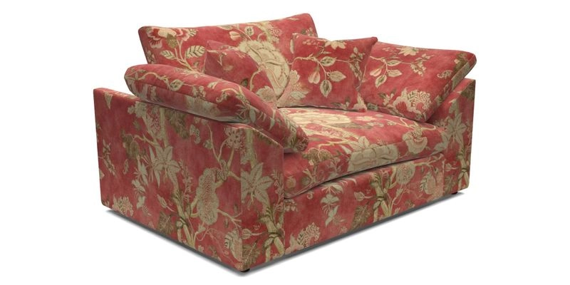 Big Softie Sloped Arm Snuggler in Two Tone Plain Biscuit