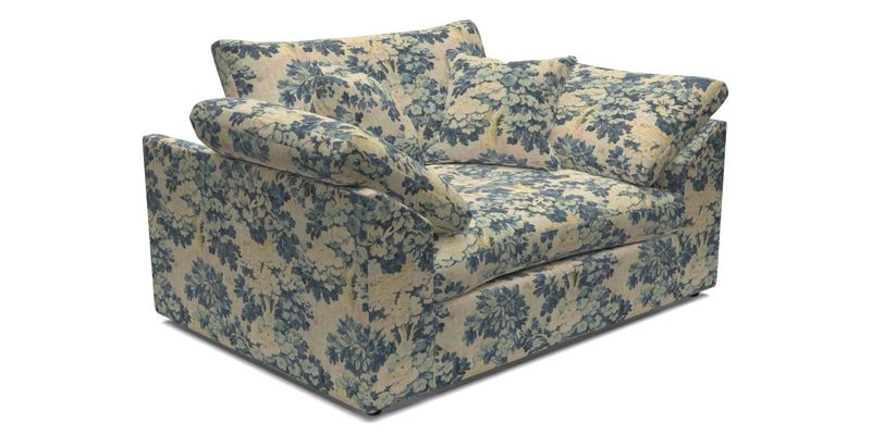 Big Softie Sloped Arm Snuggler in Two Tone Plain Biscuit