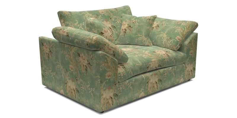 Big Softie Sloped Arm Snuggler in Two Tone Plain Biscuit