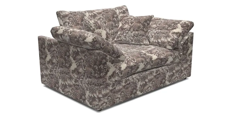 Big Softie Sloped Arm Snuggler in Two Tone Plain Biscuit