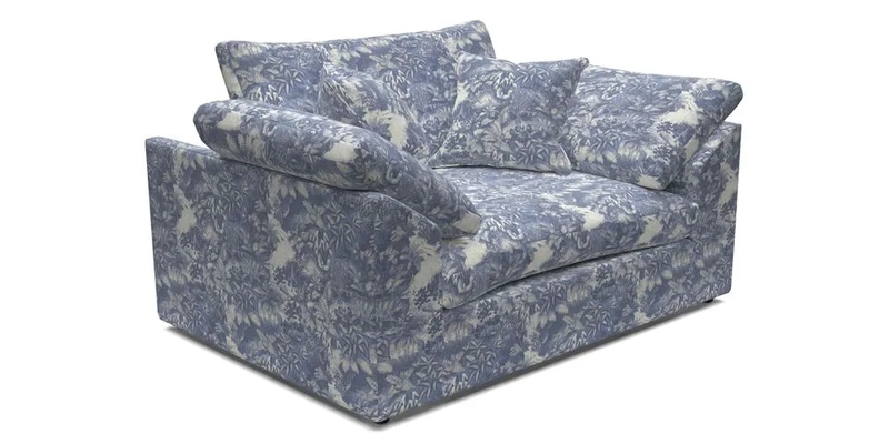 Big Softie Sloped Arm Snuggler in Two Tone Plain Biscuit