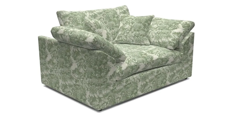 Big Softie Sloped Arm Snuggler in Two Tone Plain Biscuit