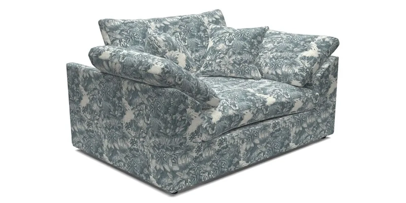 Big Softie Sloped Arm Snuggler in Two Tone Plain Biscuit