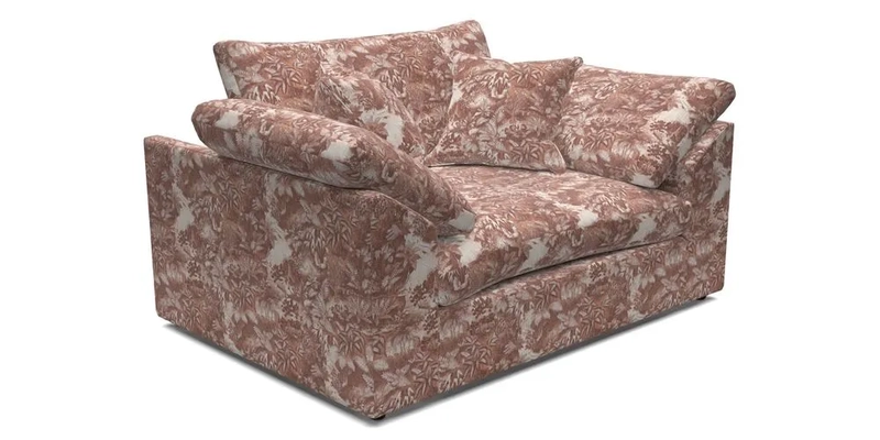 Big Softie Sloped Arm Snuggler in Two Tone Plain Biscuit