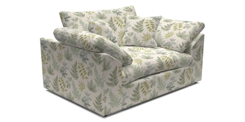 Big Softie Sloped Arm Snuggler in Two Tone Plain Biscuit