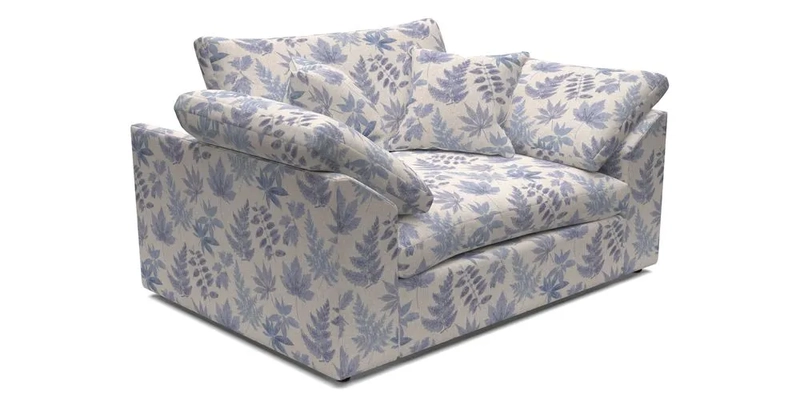 Big Softie Sloped Arm Snuggler in Two Tone Plain Biscuit