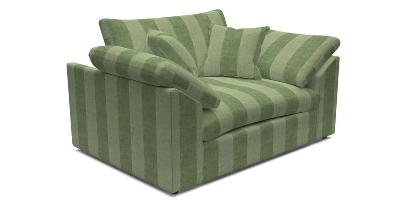 Big Softie Sloped Arm Snuggler in Two Tone Plain Biscuit