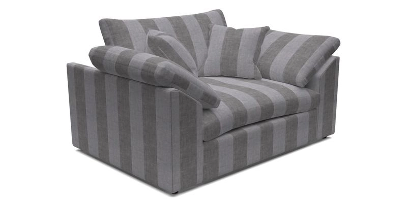 Big Softie Sloped Arm Snuggler in Two Tone Plain Biscuit