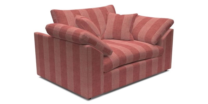 Big Softie Sloped Arm Snuggler in Two Tone Plain Biscuit