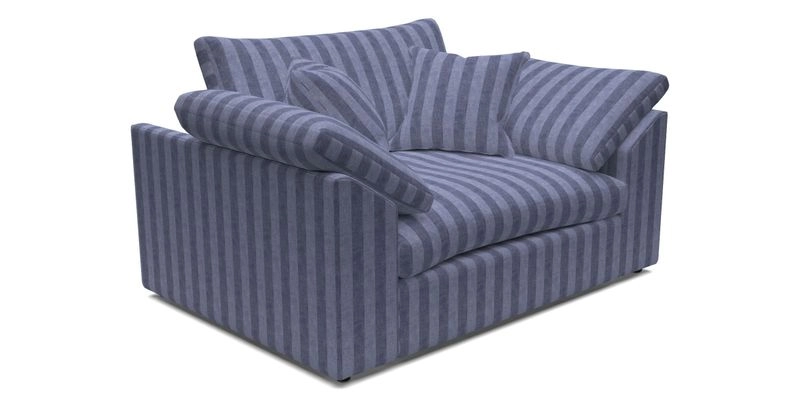 Big Softie Sloped Arm Snuggler in Two Tone Plain Biscuit