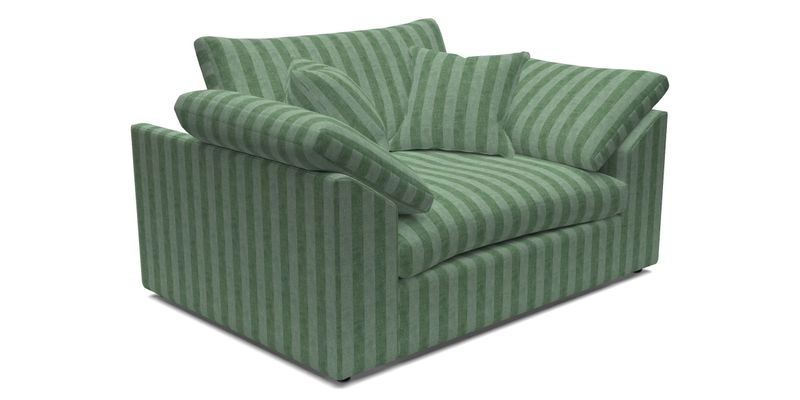 Big Softie Sloped Arm Snuggler in Two Tone Plain Biscuit