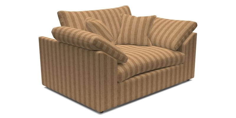 Big Softie Sloped Arm Snuggler in Two Tone Plain Biscuit