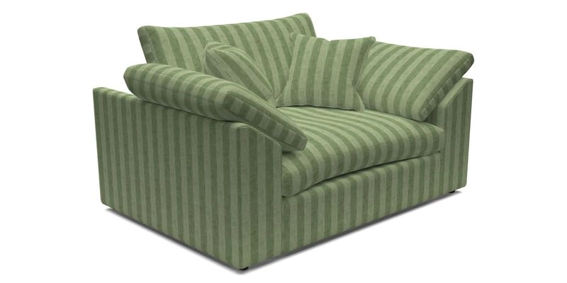 Big Softie Sloped Arm Snuggler in Two Tone Plain Biscuit