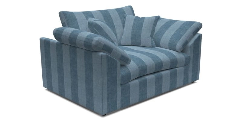 Big Softie Sloped Arm Snuggler in Two Tone Plain Biscuit