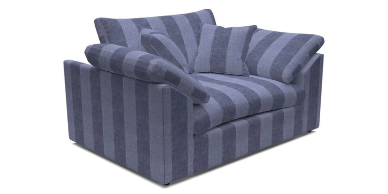 Big Softie Sloped Arm Snuggler in Two Tone Plain Biscuit