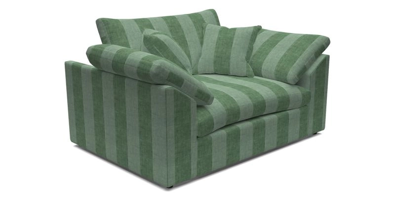 Big Softie Sloped Arm Snuggler in Two Tone Plain Biscuit