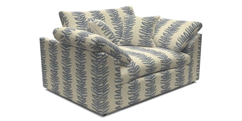 Big Softie Sloped Arm Snuggler in Two Tone Plain Biscuit