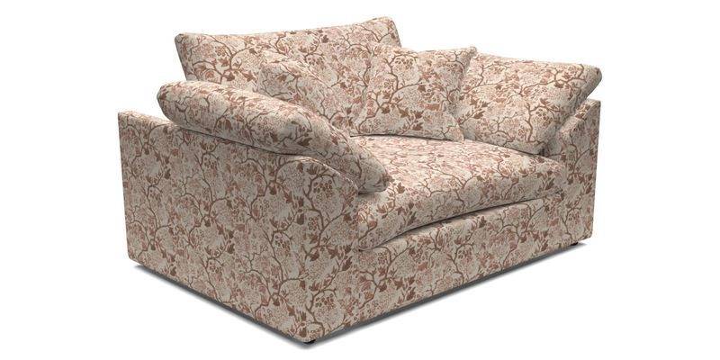 Big Softie Sloped Arm Snuggler in Two Tone Plain Biscuit