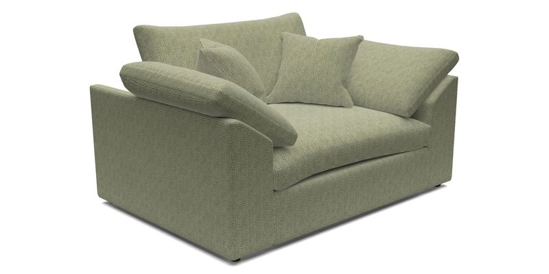 Big Softie Sloped Arm Snuggler in Two Tone Plain Biscuit