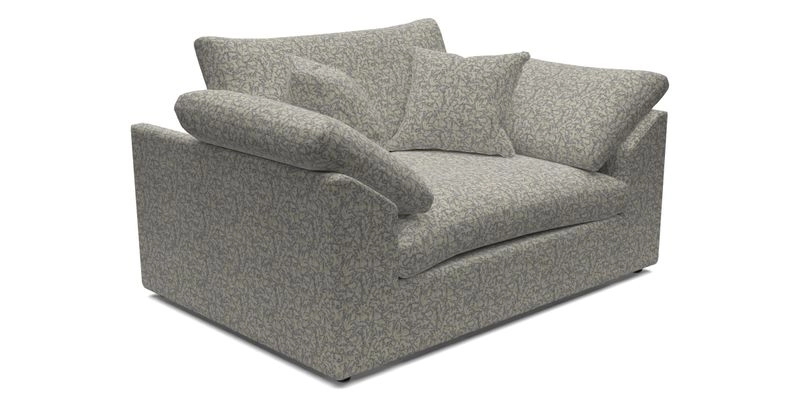 Big Softie Sloped Arm Snuggler in Two Tone Plain Biscuit