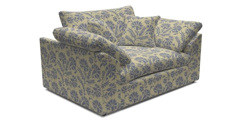 Big Softie Sloped Arm Snuggler in Two Tone Plain Biscuit