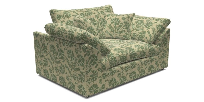 Big Softie Sloped Arm Snuggler in Two Tone Plain Biscuit