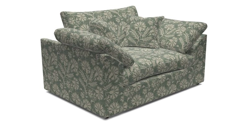 Big Softie Sloped Arm Snuggler in Two Tone Plain Biscuit