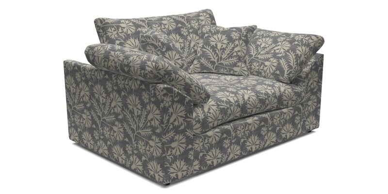 Big Softie Sloped Arm Snuggler in Two Tone Plain Biscuit