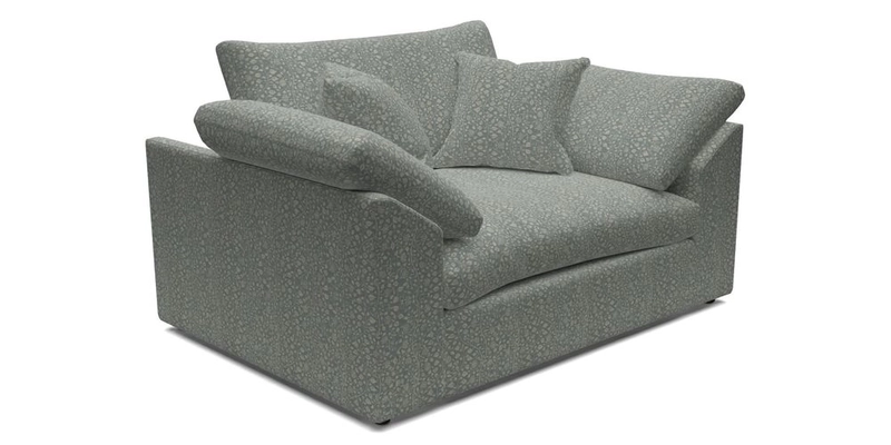 Big Softie Sloped Arm Snuggler in Two Tone Plain Biscuit