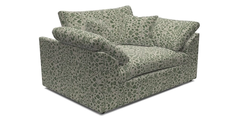 Big Softie Sloped Arm Snuggler in Two Tone Plain Biscuit