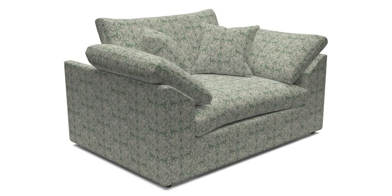 Big Softie Sloped Arm Snuggler in Two Tone Plain Biscuit