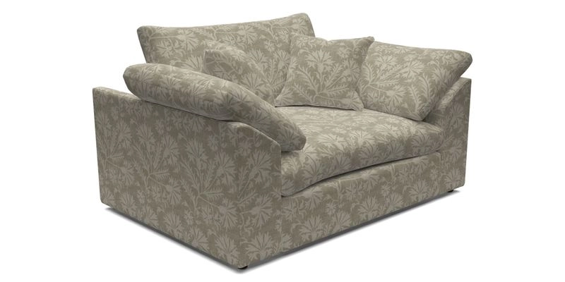 Big Softie Sloped Arm Snuggler in Two Tone Plain Biscuit