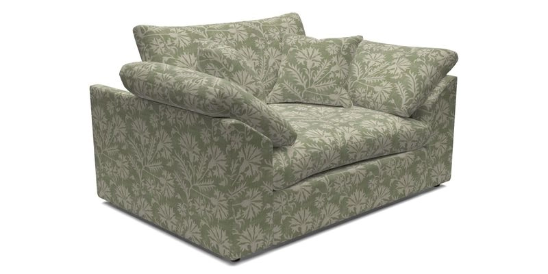 Big Softie Sloped Arm Snuggler in Two Tone Plain Biscuit