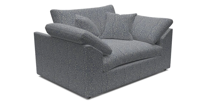 Big Softie Sloped Arm Snuggler in Two Tone Plain Biscuit