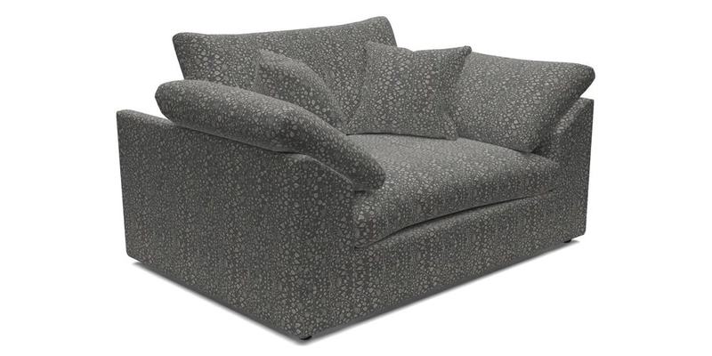 Big Softie Sloped Arm Snuggler in Two Tone Plain Biscuit