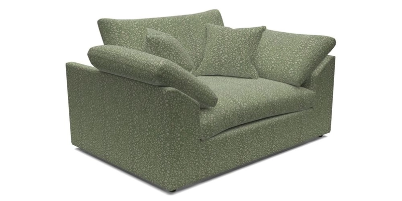 Big Softie Sloped Arm Snuggler in Two Tone Plain Biscuit