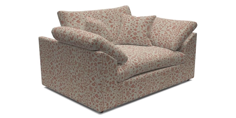 Big Softie Sloped Arm Snuggler in Two Tone Plain Biscuit