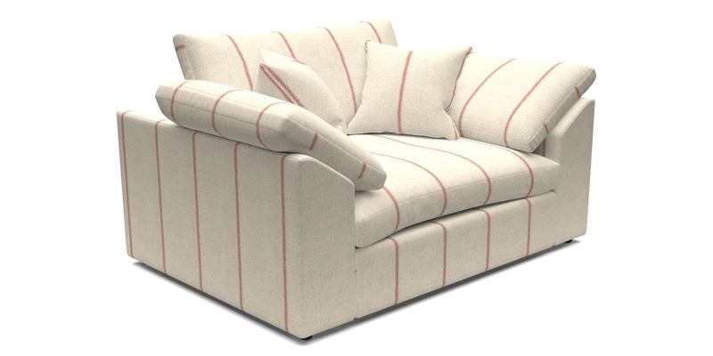 Big Softie Sloped Arm Snuggler in Two Tone Plain Biscuit