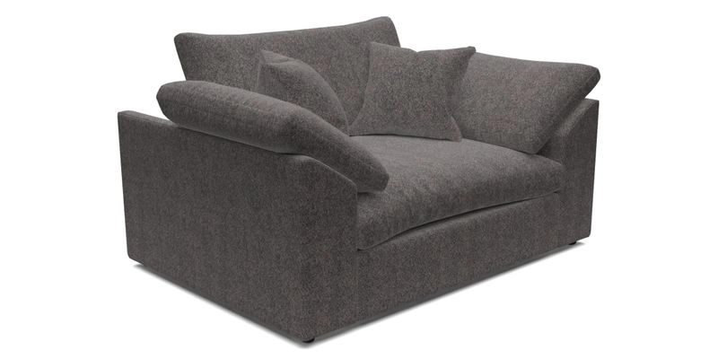 Big Softie Sloped Arm Snuggler in Two Tone Plain Biscuit