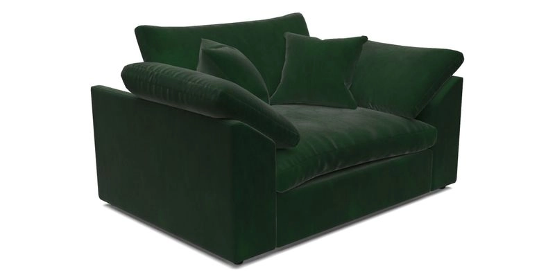 Big Softie Sloped Arm Snuggler in Two Tone Plain Biscuit