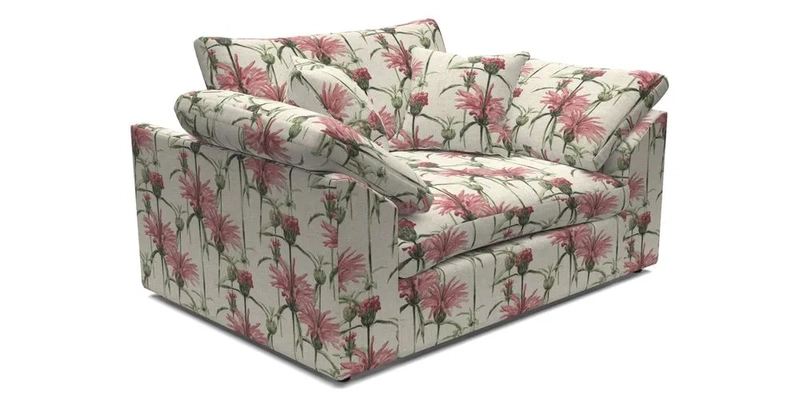 Big Softie Sloped Arm Snuggler in Two Tone Plain Biscuit