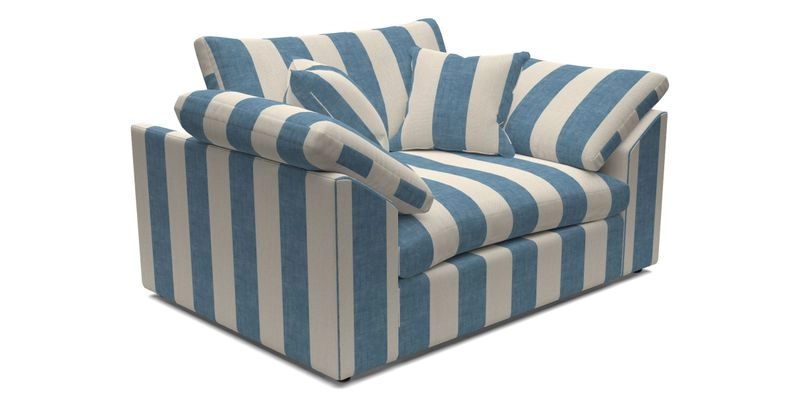 Big Softie Sloped Arm Snuggler in Two Tone Plain Biscuit